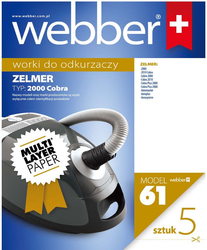 Worki Zelmer 2000/2010 (61 Multi Layer Paper)
