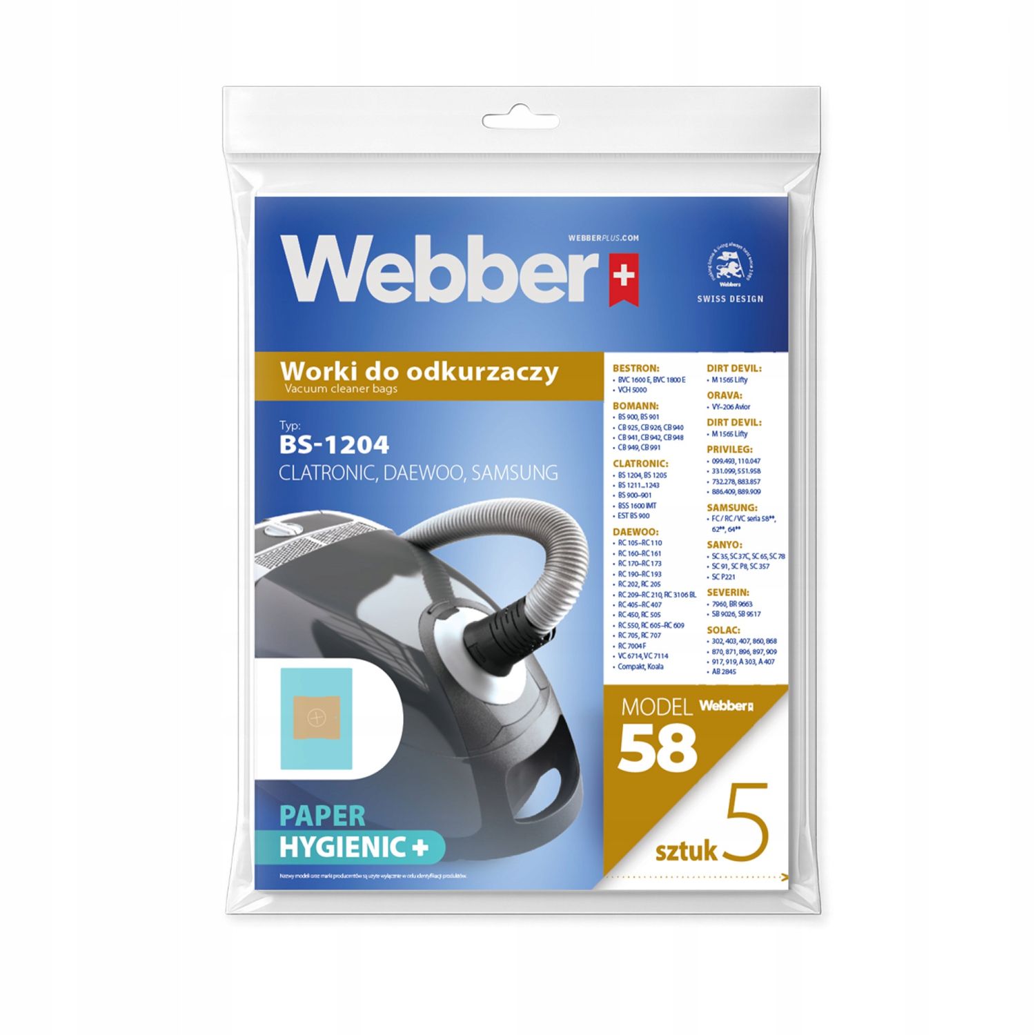 Worki SAMSUNG/Clatronic/Daewoo (58 Multi Layer Paper)