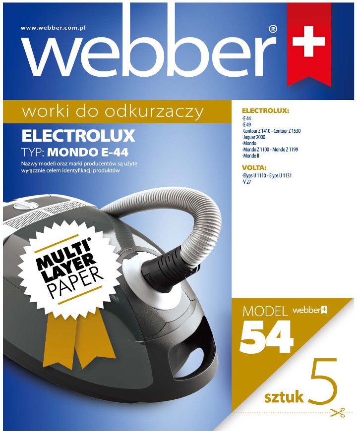 Worki Electrolux Mondo E44 (54 Multi Layer Paper)