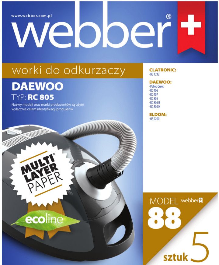 Worki Daewoo RC805 (88 Multi Layer Paper)