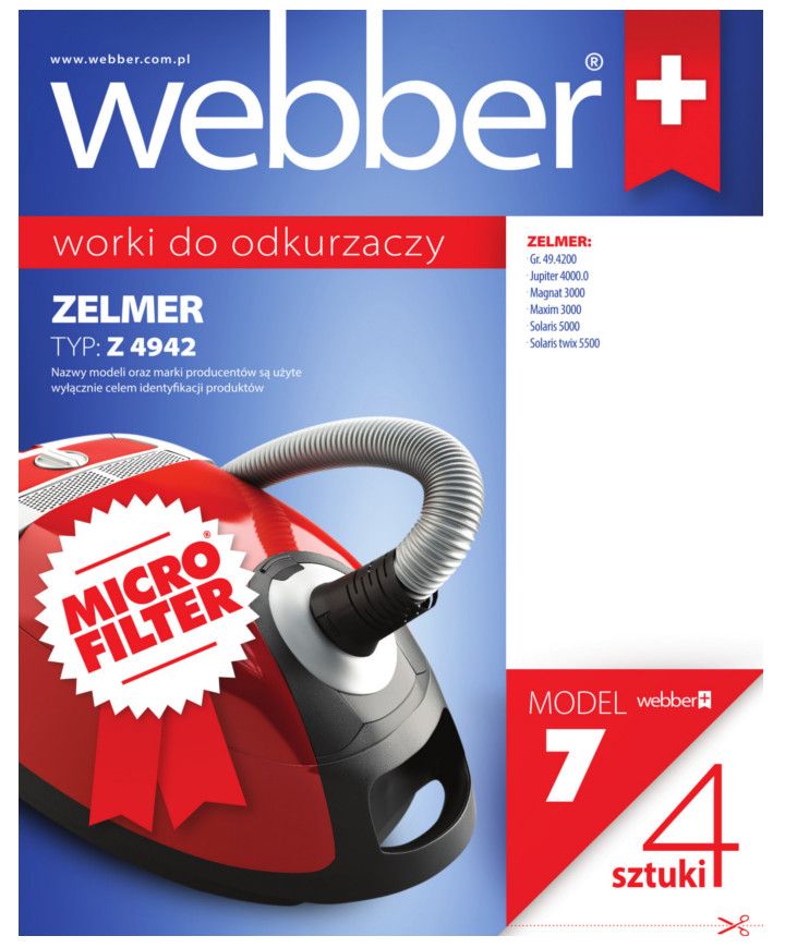 Worki Zelmer 4942 (7 Micro Filter)
