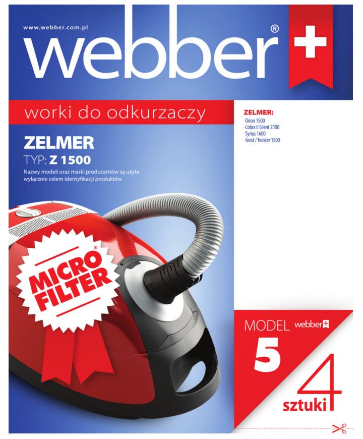 Worki Zelmer 1500 (5 Micro Filter)