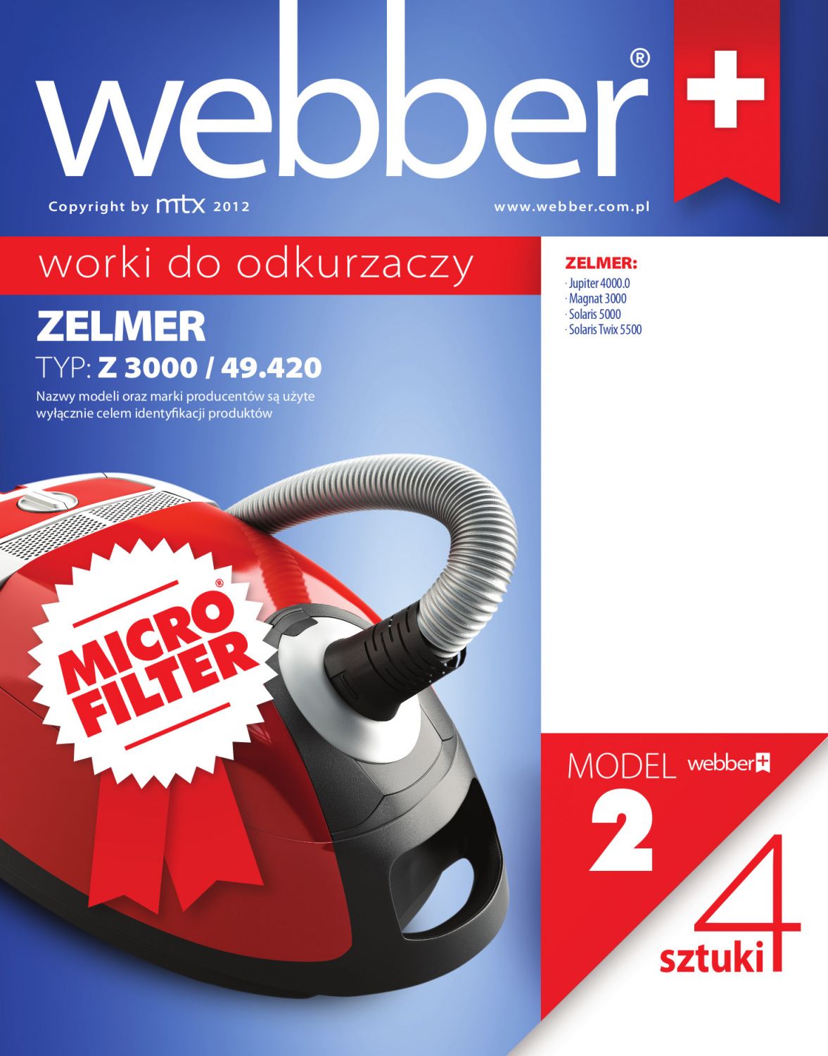 Worki Zelmer 3000 (2 Micro Filter)