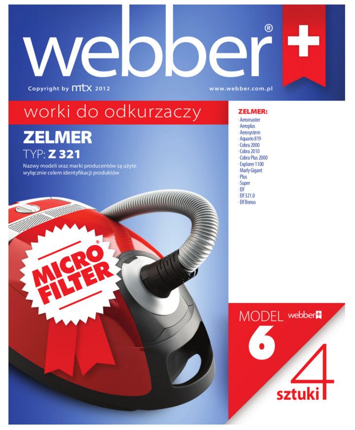 Worki Zelmer 321 (6 Micro Filter)