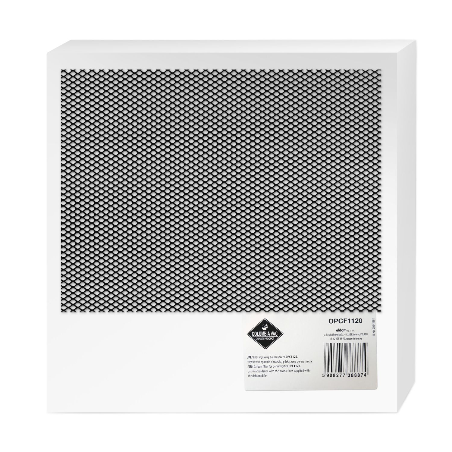 COLUMBIA VAC OPCF1120 – Filtr Węglowy Do Osuszacza Powietrza OPC1120